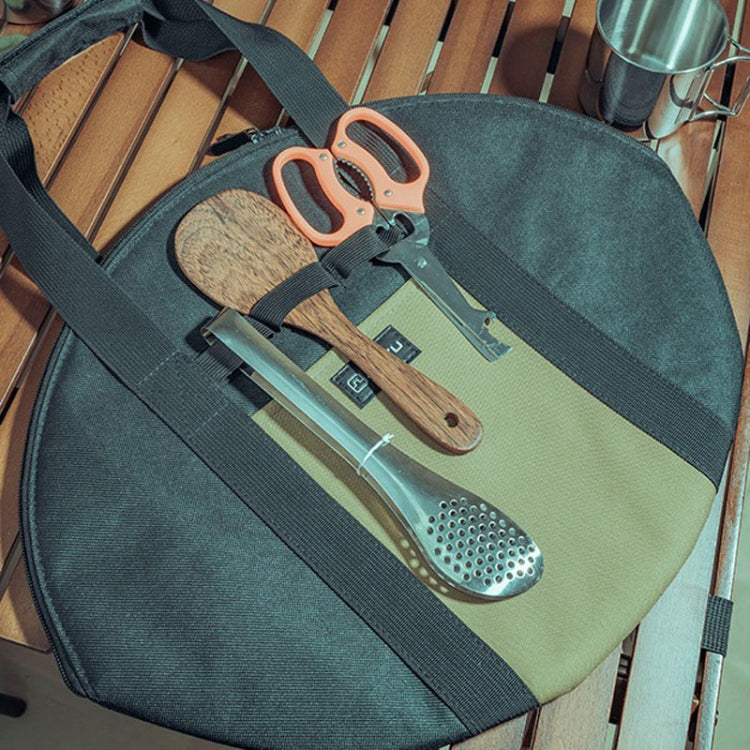 Outdoor Cast Iron Pot Storage Bag Grill Frying Pan Handheld Thickened Storage Bag