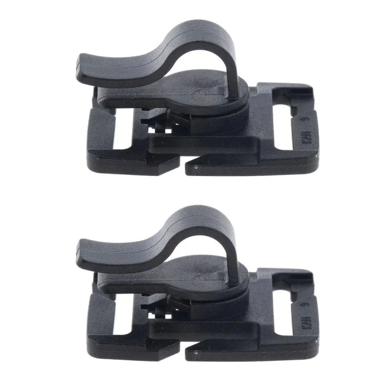 AOTU AT9005 2pcs Adjustable Water Bag Clip 360 Degree Rotatable Outdoor Backpack Accessories Drinking Bag Tube Clip