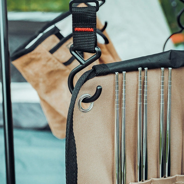 AOTU AT6471 12pcs /Set Outdoor 304 Stainless Steel Camping Cutlery Set With Storage Bag