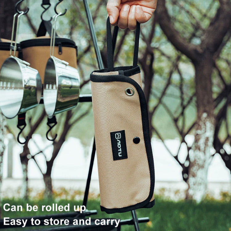 AOTU AT6471 12pcs /Set Outdoor 304 Stainless Steel Camping Cutlery Set With Storage Bag