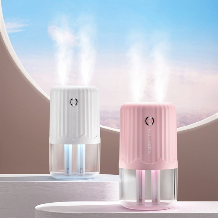 T06 Large-Capacity Atmosphere Night Light Household Dual Spray Air Humidifier