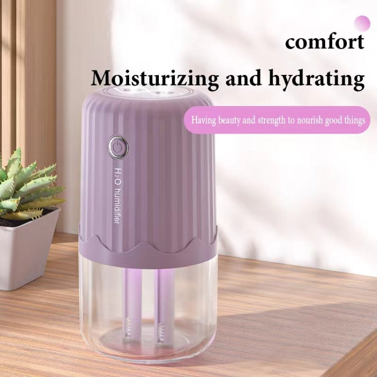 T06 Large-Capacity Atmosphere Night Light Household Dual Spray Air Humidifier