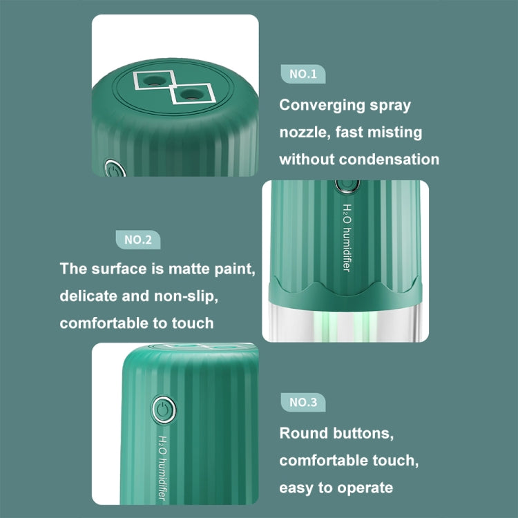 T06 Large-Capacity Atmosphere Night Light Household Dual Spray Air Humidifier