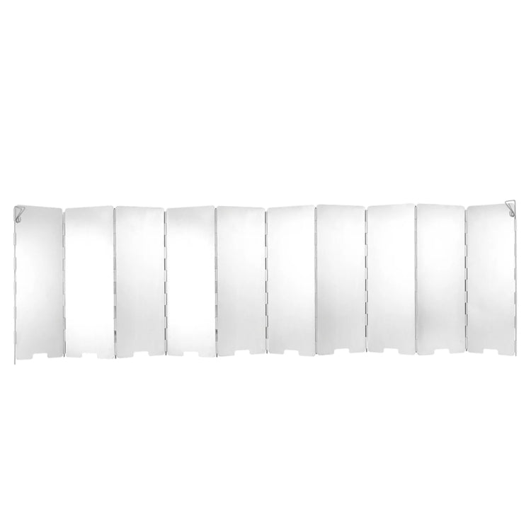 AOTU AT6344-1 10pcs /Set Outdoor Camping With Pins Aluminum Stove Windshield