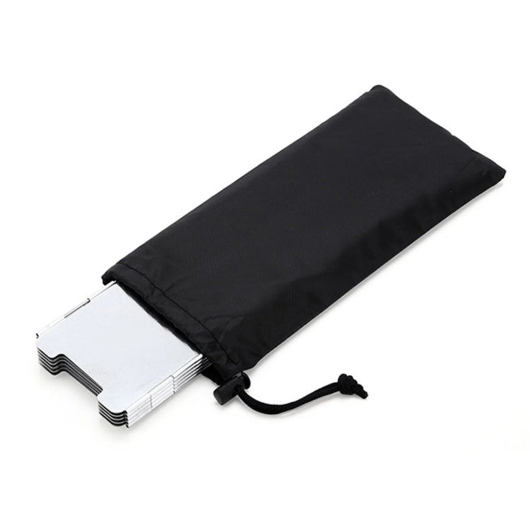 AOTU AT6344-1 10pcs /Set Outdoor Camping With Pins Aluminum Stove Windshield