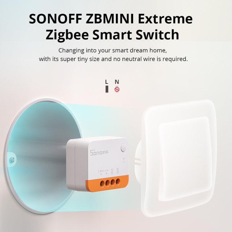 SONOFF ZBMINI L2 Single Fire Dual Control Intelligent On/Off Switch Module Cell Phone Remote Voice Control Switch
