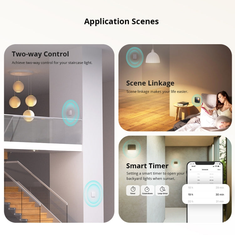 SONOFF ZBMINI L2 Single Fire Dual Control Intelligent On/Off Switch Module Cell Phone Remote Voice Control Switch