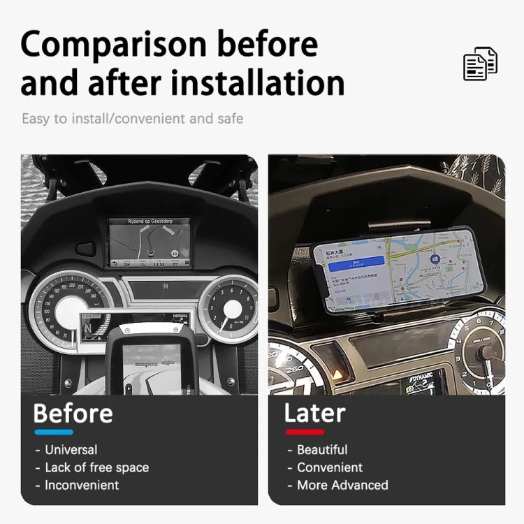 For BMW K1600B/K1600GT/K1600GTL Motorcycle Modified Mobile Phone Holder