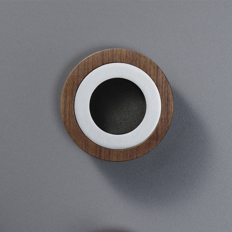 Walnut Wall-mounted Storage Rack Wooden Shelf