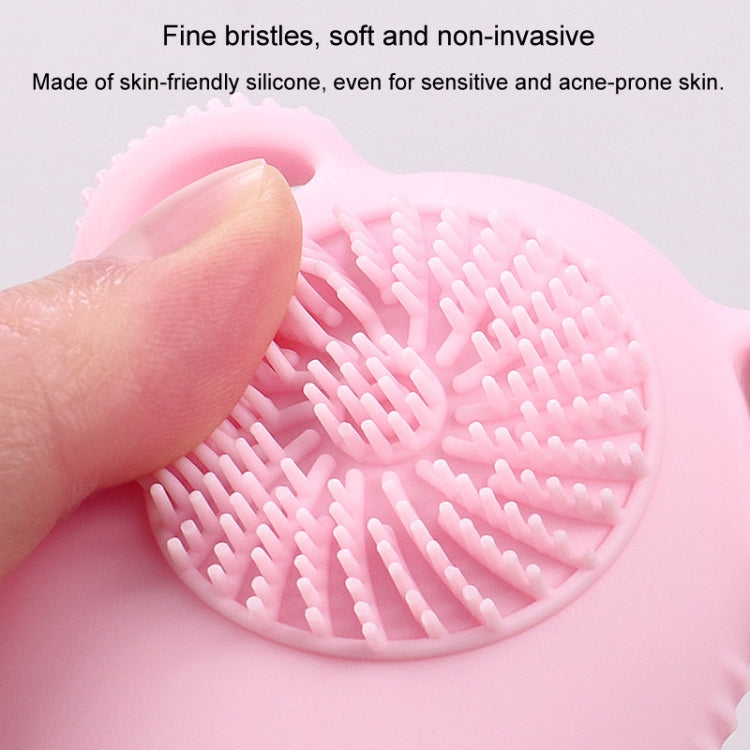 100ml Travel Cleaning Lotion Dispenser Bottle With Washing Brush Cosmetic Shampoo Storage Bottle