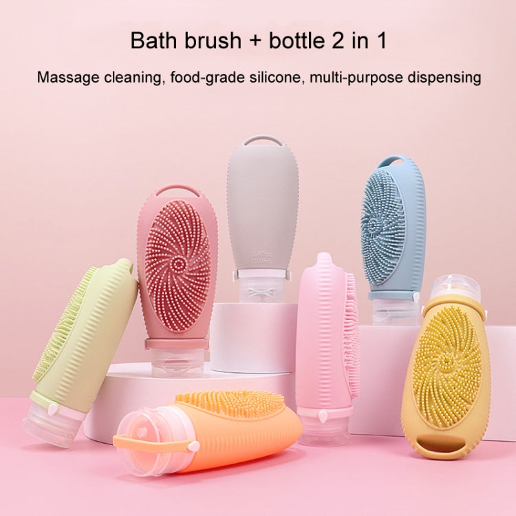 100ml Shower Bath Brush Dispenser Bottle Travel Portable Shampoo Cosmetic Lotion Dispenser Bottle