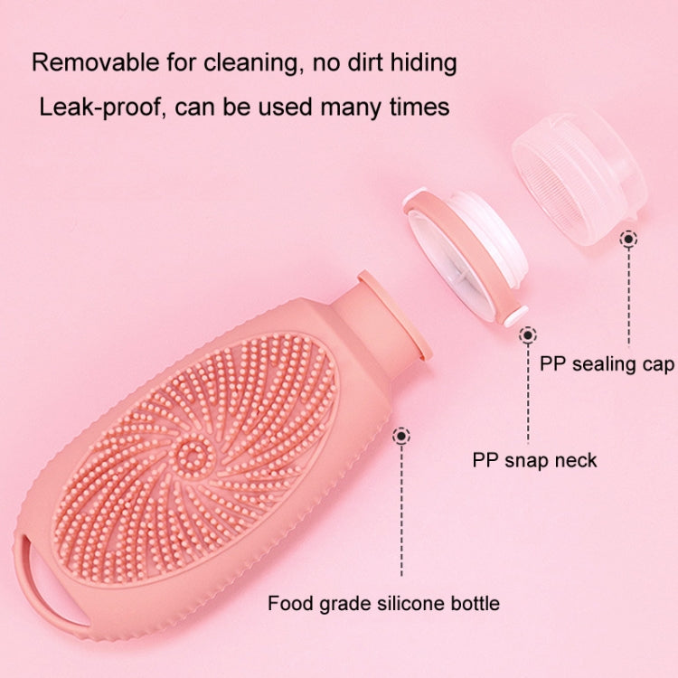 100ml Shower Bath Brush Dispenser Bottle Travel Portable Shampoo Cosmetic Lotion Dispenser Bottle