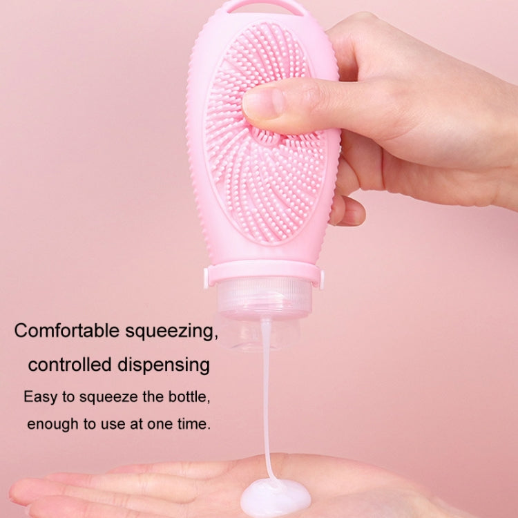 100ml Shower Bath Brush Dispenser Bottle Travel Portable Shampoo Cosmetic Lotion Dispenser Bottle