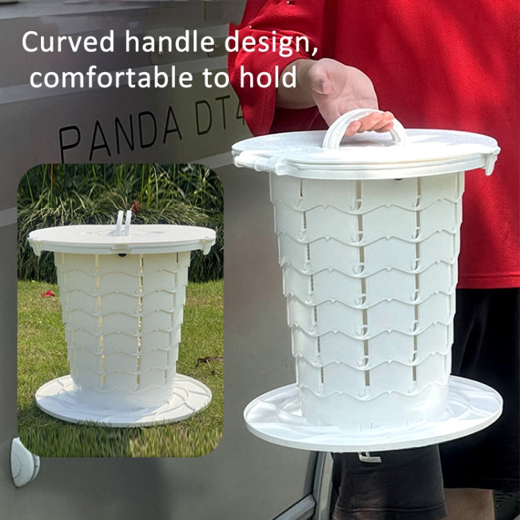 Retractable Portable Travel Toilet Collapsible Stool for Outdoors Fishing Camping