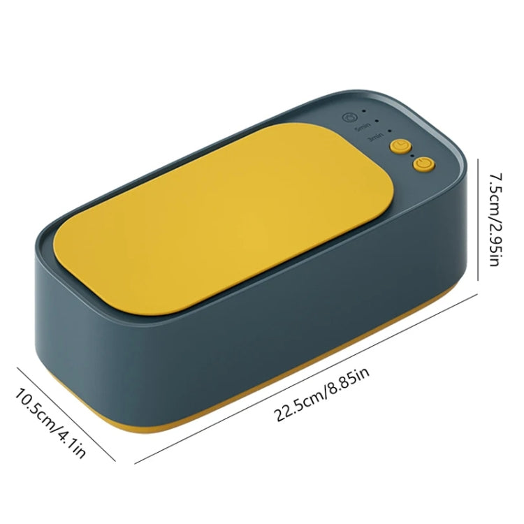 Electrical Ultrasonic Cleaner 3-speed Timing Jewelry Watches Braces Eyeglasses Cleaning Device