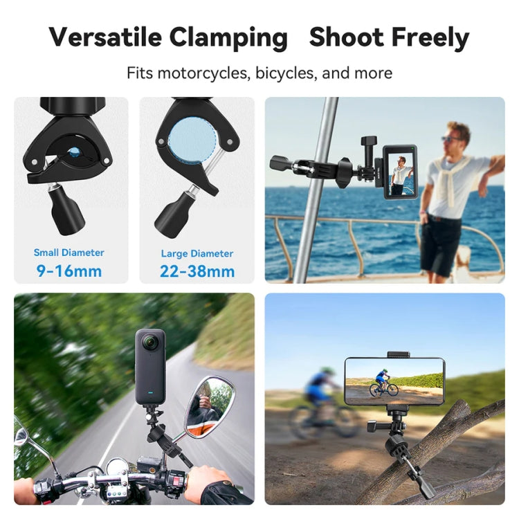Lightweight Stem Clamp Cycling Bracket 360 Degree Adjustable Sports Camera Universal