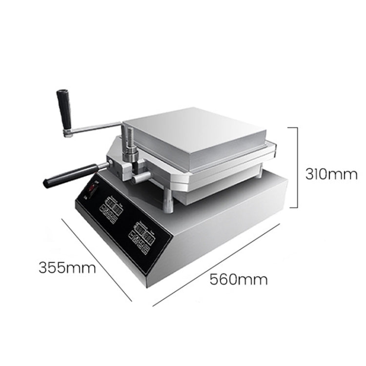 Japanese Paper Thin Seafood Cracker Pancake Machine