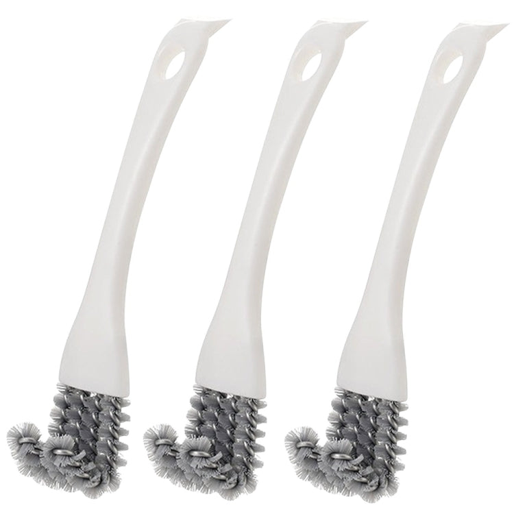 3pcs 2-in-1 Kitchen Stove Cleaning Brush Shovel Barbecue Rack Cleaning Brush