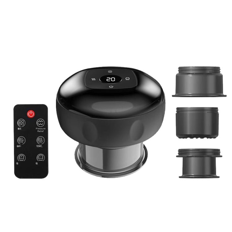 12-speed Remote Control Cupping Therapy Massager Set with 3 Cups
