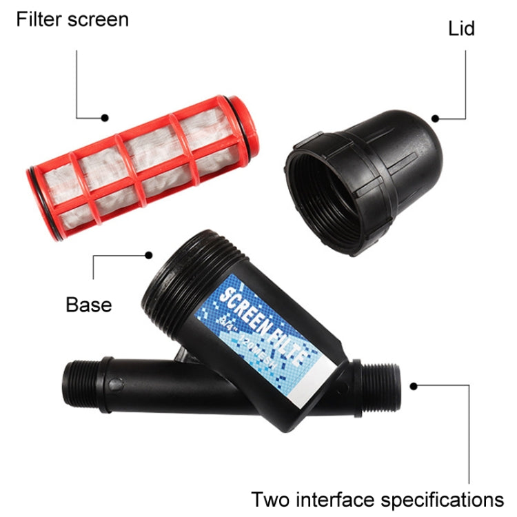 Agricultural Irrigation Microspray Water Saving Filter Y-Type Stainless Steel Mesh Container Maker