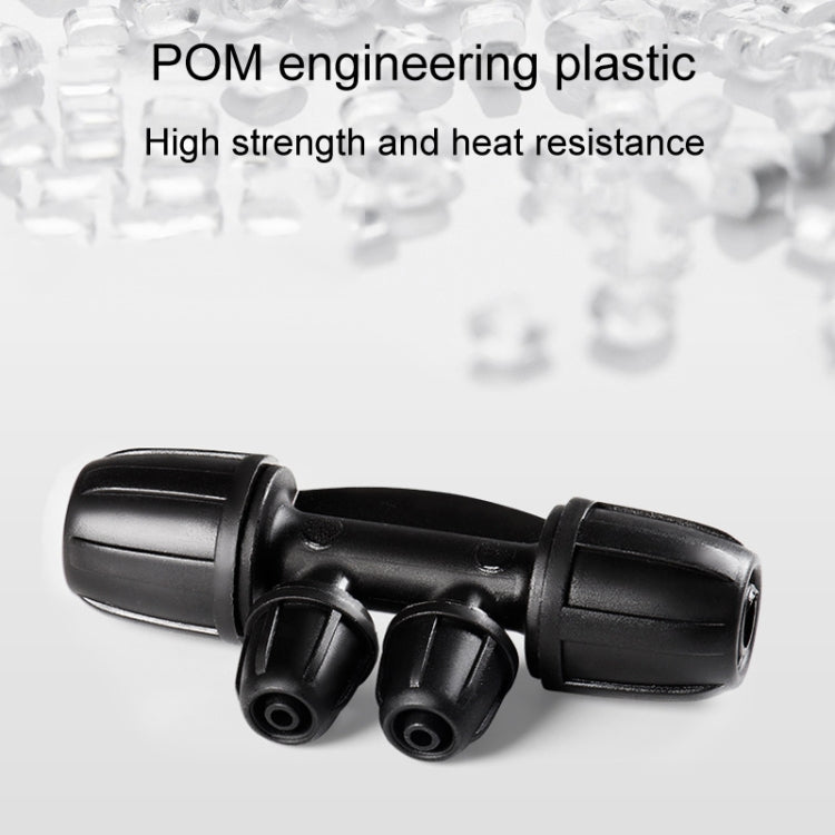 2pcs 8/11 To 4/7 Dual Locking Reducer Drip Irrigation Fittings Gardening Hose Sprinkler Connector