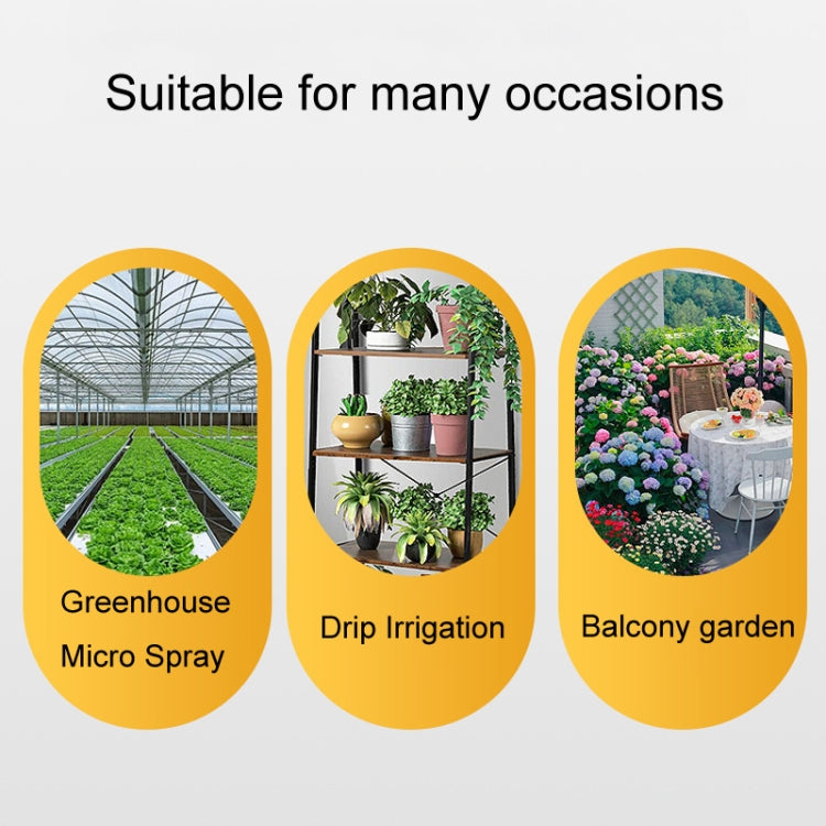 2pcs 8/11 To 4/7 Dual Locking Reducer Drip Irrigation Fittings Gardening Hose Sprinkler Connector