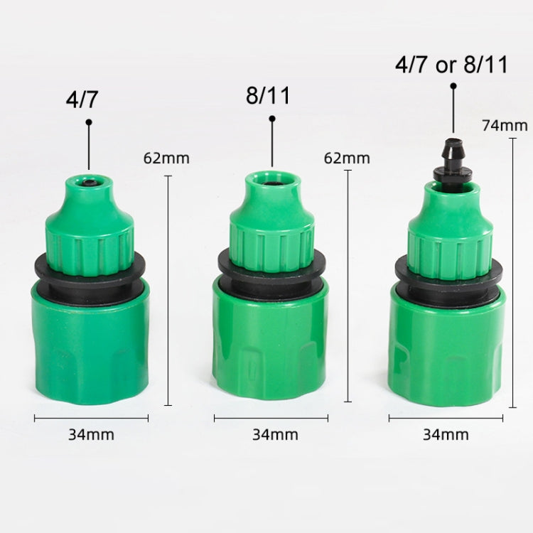 2pcs Faucet Hose Connector Gardening Drip Irrigation Car Wash Rifle Fitting