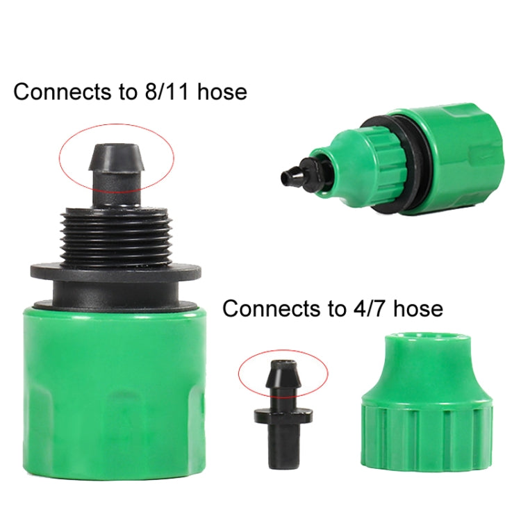 2pcs Faucet Hose Connector Gardening Drip Irrigation Car Wash Rifle Fitting