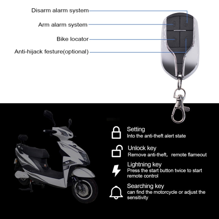 Electric Vehicle Anti-theft Remote Alarm Keyless Quick Vehicle Search