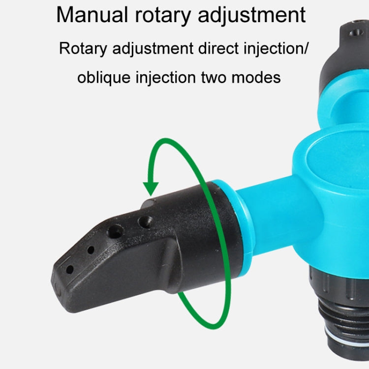 Automatic Rotating Plastic Ground Sprinkler Garden Lawn Triangle Spraying Nozzles