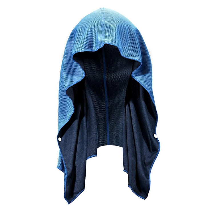 U Shape Cold Feeling Hooded Towel Beach Camping Fitness Sun Protection Quick Drying Sports Cooling Headband