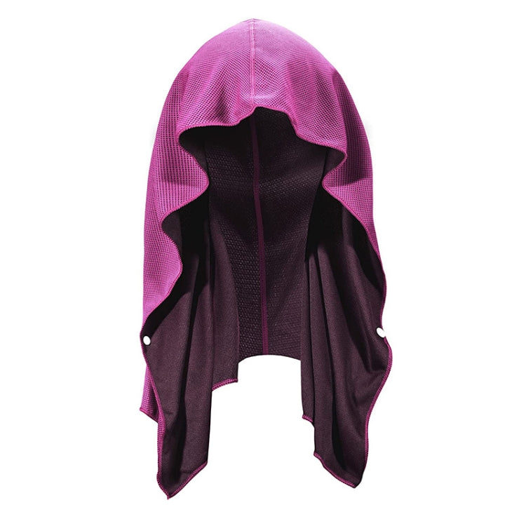 U Shape Cold Feeling Hooded Towel Beach Camping Fitness Sun Protection Quick Drying Sports Cooling Headband