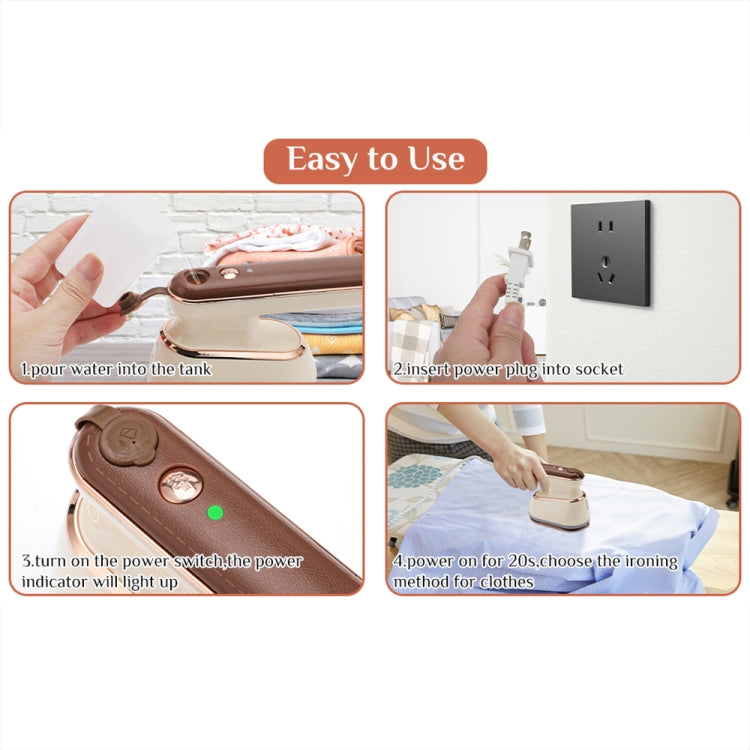 2-in-1 800W Handheld Household Wet and Dry Steam Iron Steam Hanging Iron