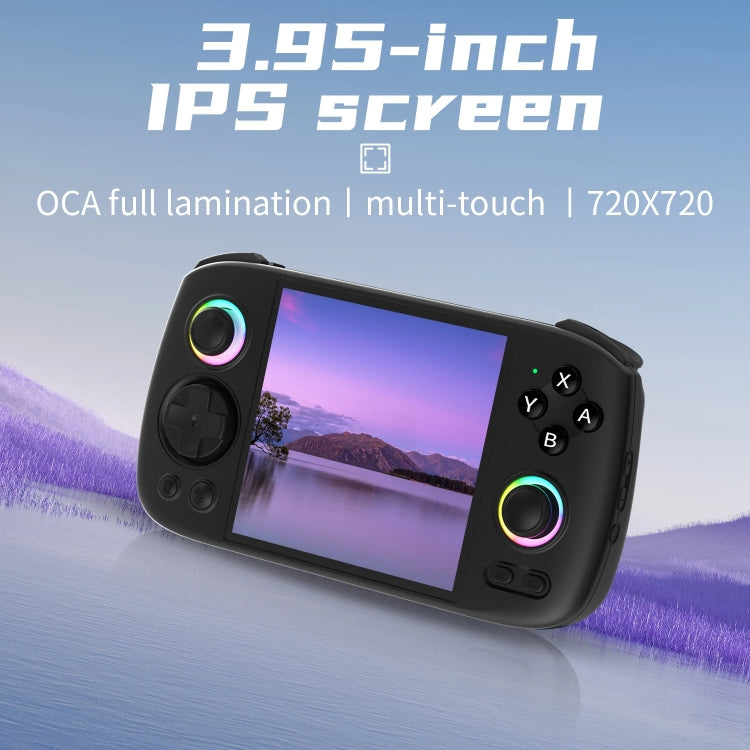 ANBERNIC RG Cube Retro Handheld Game Console With 3.95 Inch Screen T820 CPU Android 13 RGB Light