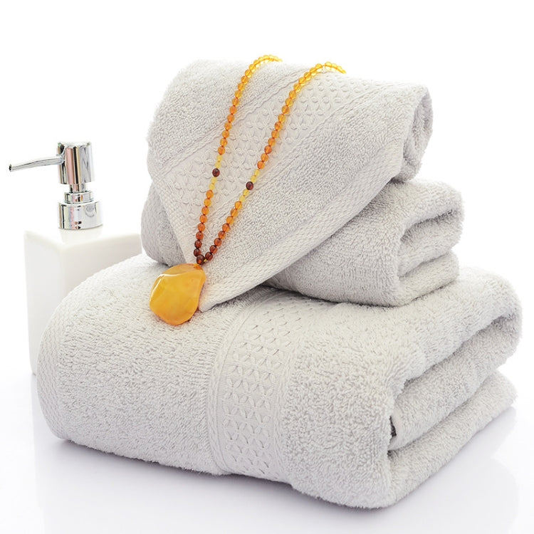 3pcs /Set Cotton Towel Set,  1 Bath Towel, 1 Hand Towel, 1 Face Towel for Bathroom Hotel