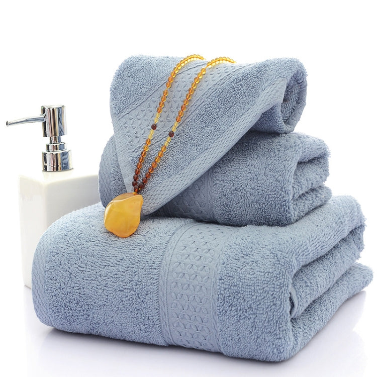 3pcs /Set Cotton Towel Set,  1 Bath Towel, 1 Hand Towel, 1 Face Towel for Bathroom Hotel