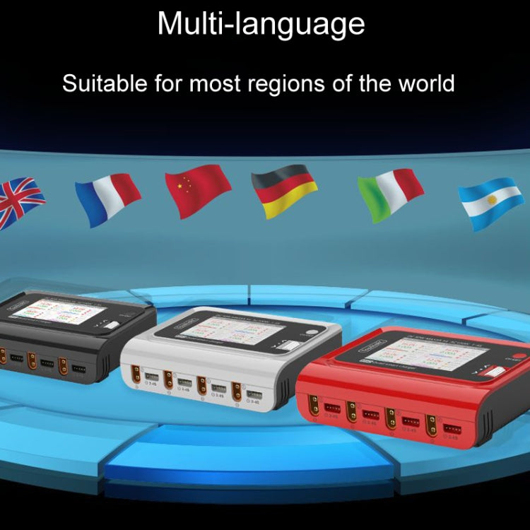 ToolkitRC Q4AC Four-Channel Airplanes And Drones Model Li-Po Battery Balance Charger