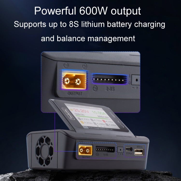 ToolkitRC M9 600W Airplane Li-Po Battery Balance Charger With Voice Function