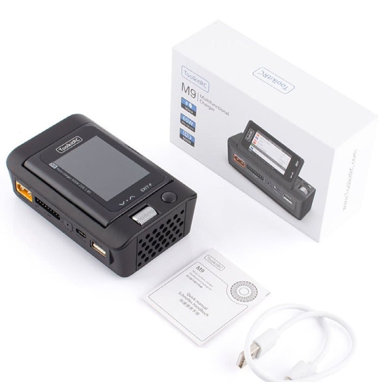 ToolkitRC M9 600W Airplane Li-Po Battery Balance Charger With Voice Function