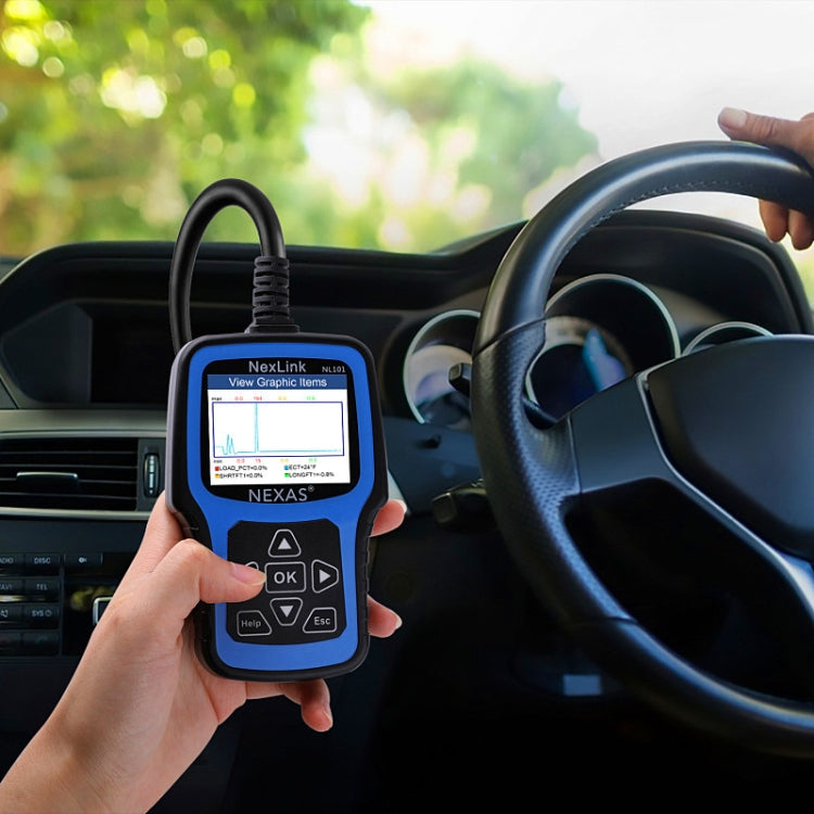 Nexas NL101 Universal OBD2 Scanner Diagnostic Tool & Battery Tester With OBDII