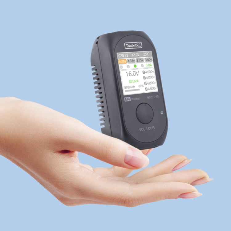 ToolkitRC M4Pocket Modeling LiPo Battery Balance Pocket Charger