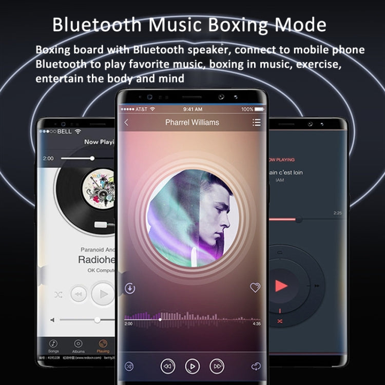 2 In 1 Bluetooth Music Boxing Dance Mat 6 Modes With Guidance Light For Adult and Children 60 x 70 x 6cm