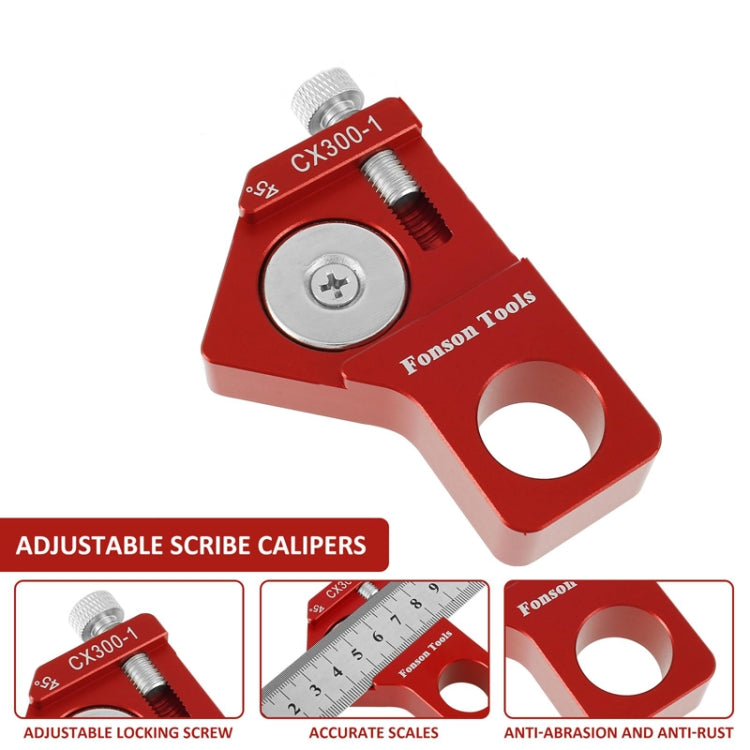 Fonson Woodworking Marking Square Ruler Measuring Tool