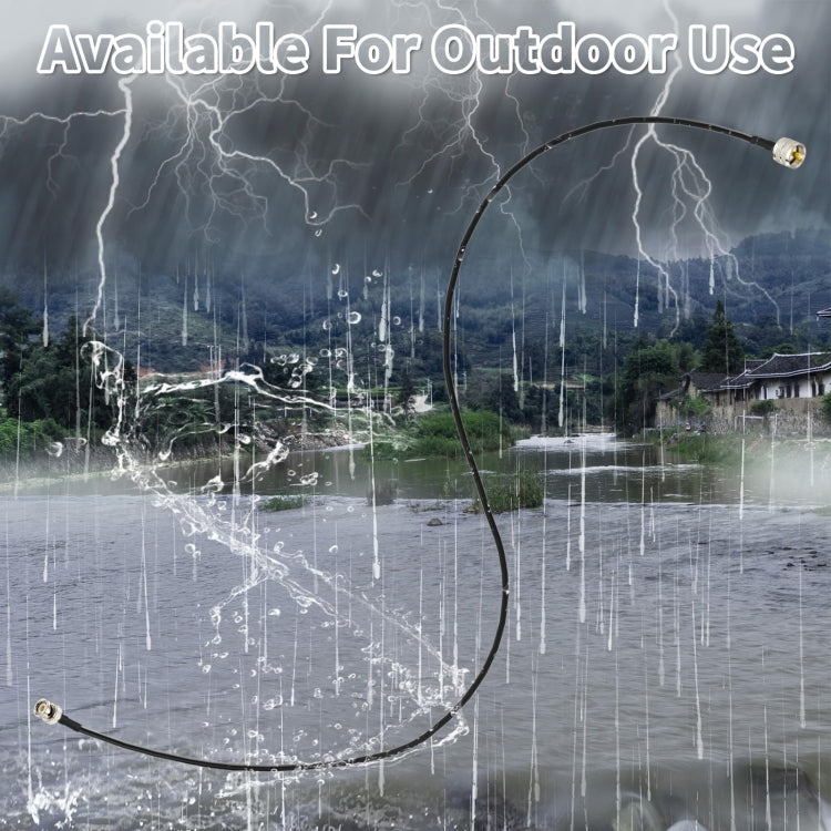 BNC Male To UHF Male RG58 Adapter Cable