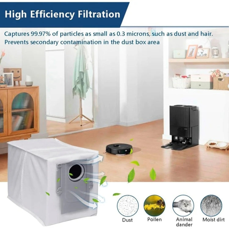 For Roborock P10 / Q Revo / V20 Vacuum Cleaner Non-Woven Dust Bag Replacement Parts