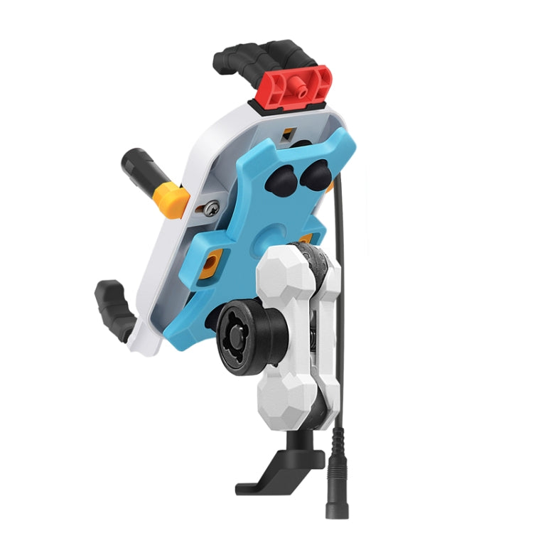 15W Wireless Fast Charging Colorful Motorcycle Shock Absorption Phone Holder