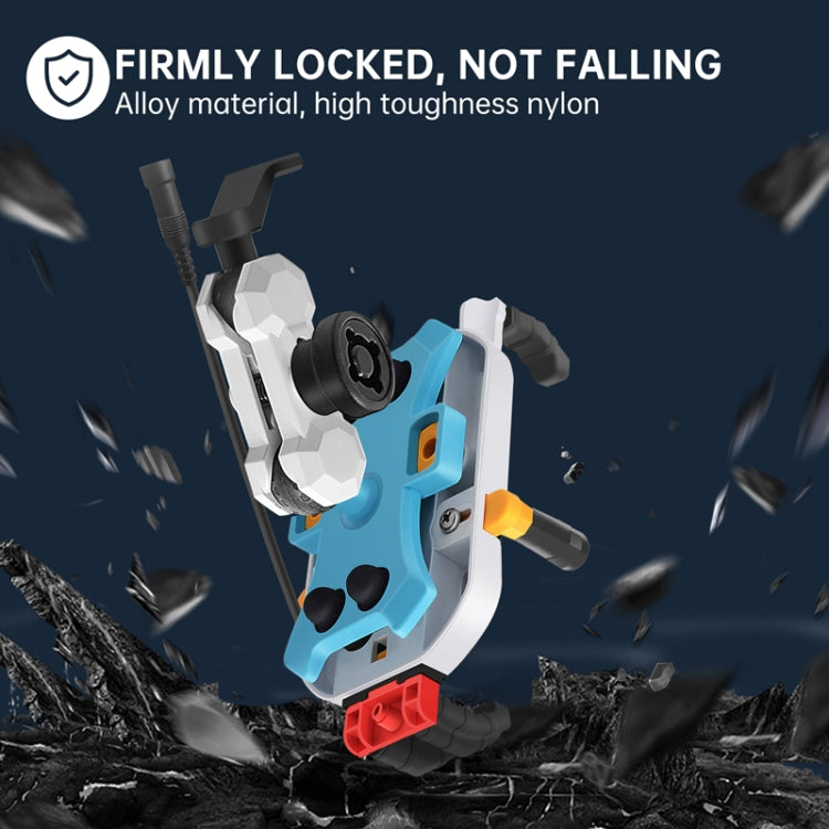 15W Wireless Fast Charging Colorful Motorcycle Shock Absorption Phone Holder