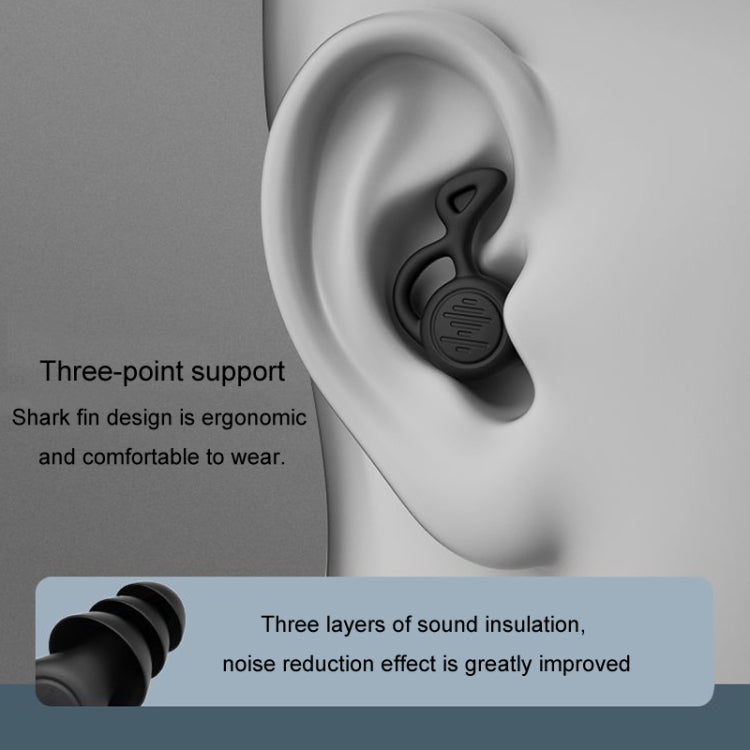 Noise Canceling Sleeping Earplugs Triple Layer Soundproofing Silicone Swimming Earplugs