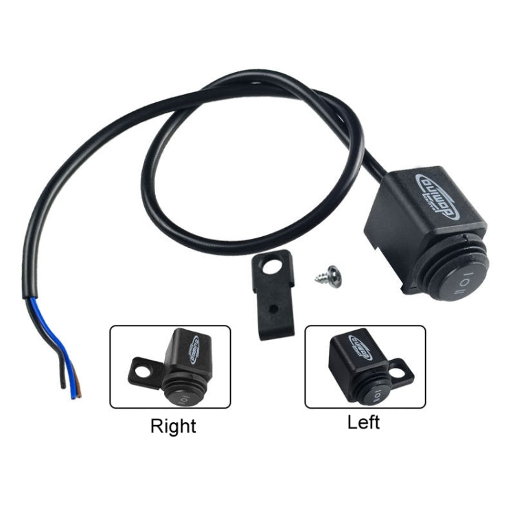 domino Motorcycle Electric Bike Headlight Switch Rearview Mirror Modification Left / Right Universal Switch