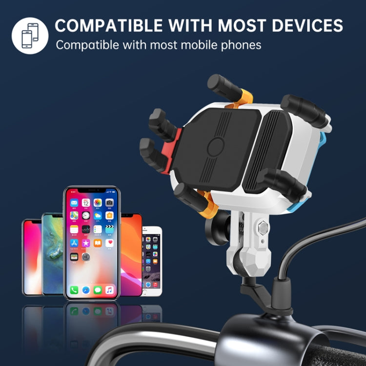 Colorful Motorcycle Shock-absorbing Navigation Mobile Phone Holder